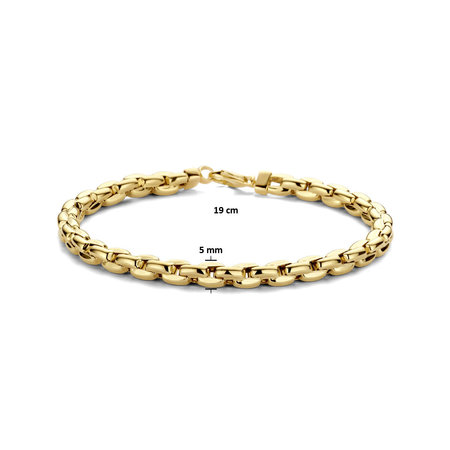 HuisCollectie HuisCollectie Armband 14k geelgoud schakels 5mm 611415