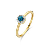 Blush BLUSH Diamonds Ring 14k bicolor met Topaas en diamant 1636YDL