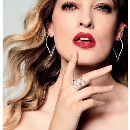 Bigli BIGLI Creolen Infinity 18k Roségoud met diamant 23O88Rdia