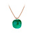 Bigli BIGLI Collier Mini Sweety 18k Roségoud Emerald Green 20H34Rcrsmermp