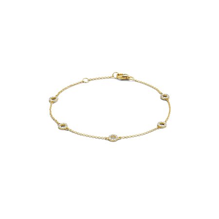 Blush Blush Armband 14k geelgoud met zirkonia 2200YZI