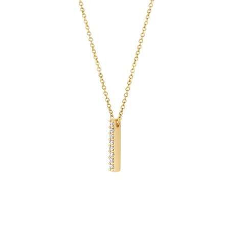 Blush Blush Collier 14k geelgoud met zirkonia 3133YZI