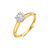 HuisCollectie HuisCollectie Ring 14k Geelgoud met 0.40ct diamant 611112