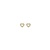 Blush Blush Oorstekers 14k geelgoud met zirkonia 7299YZI