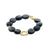 HuisCollectie HuisCollectie Edelsteen Armband 18k Geelgoud met Kyaniet 609186