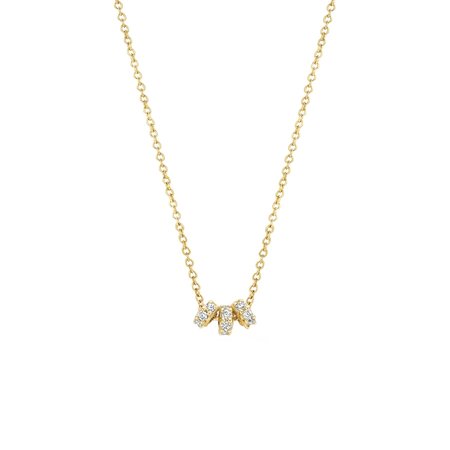 Blush Blush Collier 14krt geelgoud met zirkonia 3136YZI