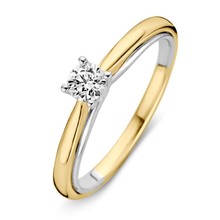 HuisCollectie HuisCollectie Ring 14k bicolor met diamant 602247