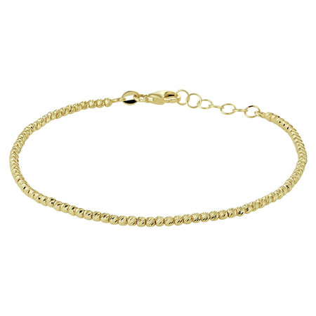 Mrs.Janssen MRS. Janssen bolletjes armband gediamanteerd 14k geelgoud  611532