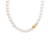  HuisCollectie Zoetwater Parel Collier met 2 sluitingen 45 cm  - 17633 14515