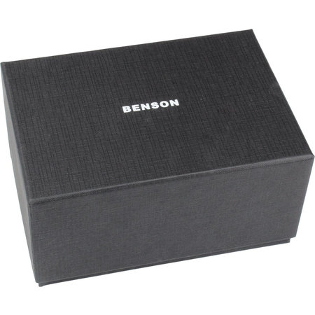 Benson BENSON Horlogerol Zwart Leder voor 2 horloges 611607