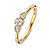 Mrs.Janssen MRS.Janssen Ring 14k geelgoud met diamant 0.35crt H/Si 611629