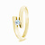 R&C R&C Ring Penelope 14k geelgoud met 0.08ct diamant RIN003M/GG