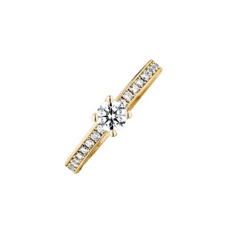 Christian Bauer Christian Bauer Ring 18k Geelgoud met 0.55ct  diamant 0146245