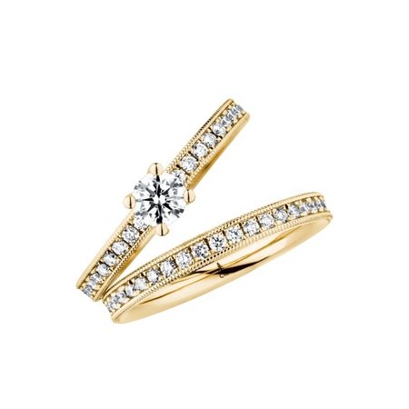 Christian Bauer Christian Bauer Ring 18k Geelgoud met 0.55ct  diamant 0146245