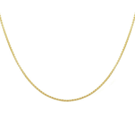 HuisCollectie HuisCollectie Collier 14k geelgoud Venetiaans bol 1.2mmx45cm  - 607453