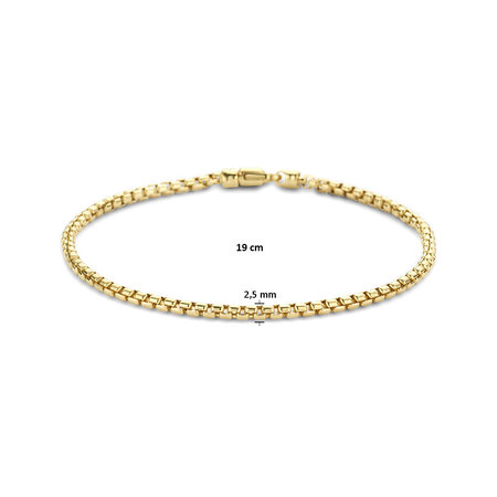 HuisCollectie Mrs.Janssen Armband 14k Geelgoud Venetiaans Bol 2.5mm x 19cm  - 611806