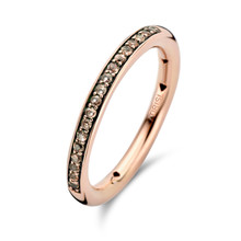 Tirisi Moda TIRISI Ring 18k Roségoud met 0.22ct Champagne diamant TR1115CYP-2P