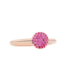 Bron BRON Ring Stardust 18k Roségoud met roze Saffier 8RR4717RK2