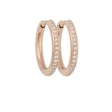 Bron BRON Creolen 16mm 18k Roségoud met diamant 7OR477916BR