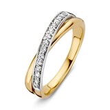 HuisCollectie HuisCollectie Ring 14k bicolor goud met diamant 612024