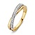 HuisCollectie HuisCollectie Ring 14k bicolor goud met diamant 612024