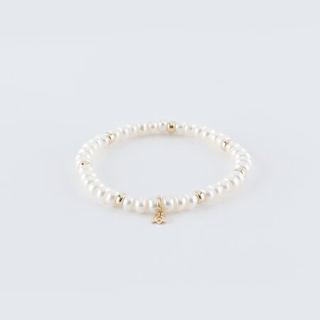 Y&G Y&G Armband 14k geelgoud met zoetwaterparels - P7000
