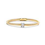 Tirisi Moda TIRISI Armband Amsterdam 18k geelgoud met diamant TB2153D(2T)