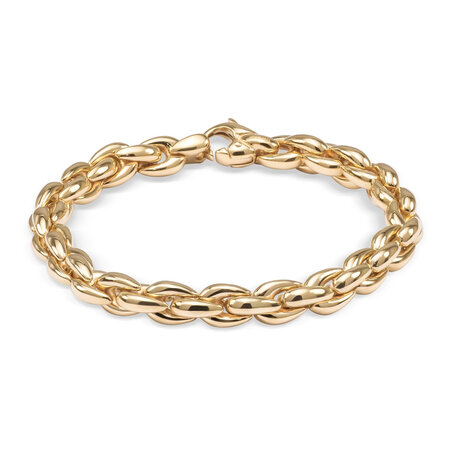HuisCollectie HuisCollectie  Armband 14k Geelgoud fantasie 8mm 612065