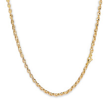 Monzario Monzario Links Collier 14k Geelgoud 4.6mm 1081C GEEL