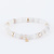 Y&G Y&G Armband 14k geelgoud met witte Agaat - 7018