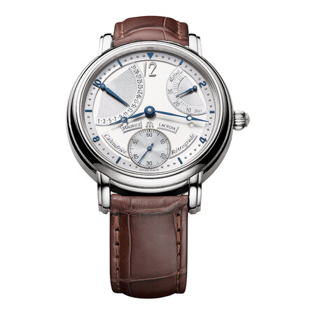 Maurice Lacroix PRE-OWNED Maurice Lacroix Masterpiece Calendrier Retrograde 43mm MP7068-SS001-191