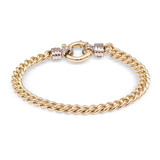 HuisCollectie HuisCollectie Armband 14k geelgoud gourmet 6mm 22734