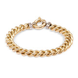 HuisCollectie HuisCollectie Armband 14k geelgoud gourmet 9mm 600240