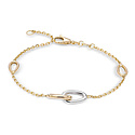 Mrs.Janssen Mrs.Janssen armband 14k Geelgoud met ovale schakels 609757