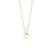 Blush BLUSH Collier 14k geelgoud met open rondje 3150YGO