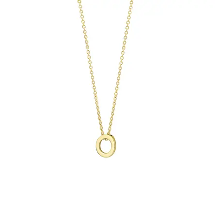 Blush Blush Collier 14k geelgoud met open rondje 3150YGO