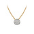 Bigli BIGLI Collier Mini Waves 18k Geelgoud met 0.27ct witte diamant-23H63YWdia/45