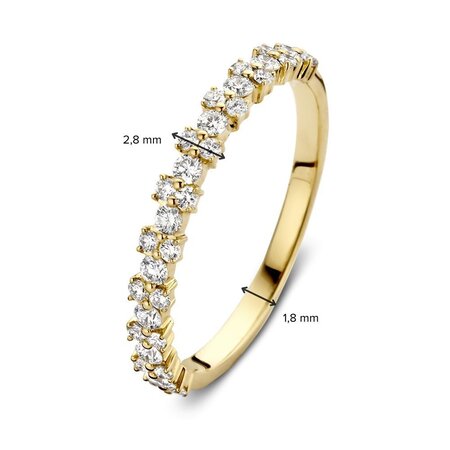 HuisCollectie HuisCollectie  Ring 14k Geelgoud met 0.43ct diamant - 611994