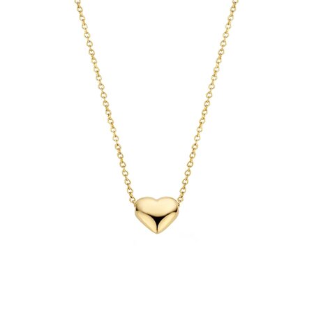 Blush Blush Collier 14k Geelgoud met hart 3062YGO