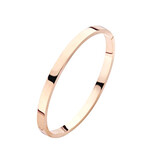 Fjory FJORY Armband 14k Roségoud 5mm vlak 62-A386105