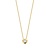 Blush Blush Collier 14k Geelgoud met diamant in een gladomzetting 3114YDI