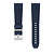 Breitling Breitling horlogeband milanese blauw rubber band 24-20 mm zonder sluiting  277S