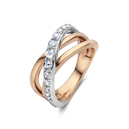 ROOS 1835 ROOS1835 Ring 18k bicolor met diamant 169RB44RW18