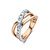 ROOS 1835 ROOS1835 Ring 18k Bicolor met diamant 169RB44RW18