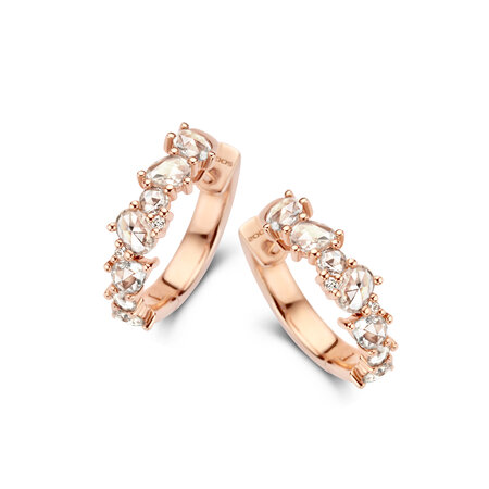 ROOS 1835 ROOS1835 Creolen 18k Roségoud met diamant 139EB110R18