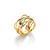 HuisCollectie HuisCollectie Ring 14k Geelgoud Golven 25641