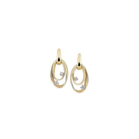 Annamaria Cammilli Annamaria Cammilli Oorhangers Dune 18k geelgoud met diamant GOR1244U