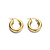 Minitials Minitials Bold Hoops 18k geelgoud 18mm 612706