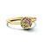 Minitials Minitials Aeon Ring 18k geelgoud discodip 614193