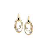 Annamaria Cammilli Annamaria Cammilli Oorhangers Dune 18k geelgoud met diamant GOR1244U